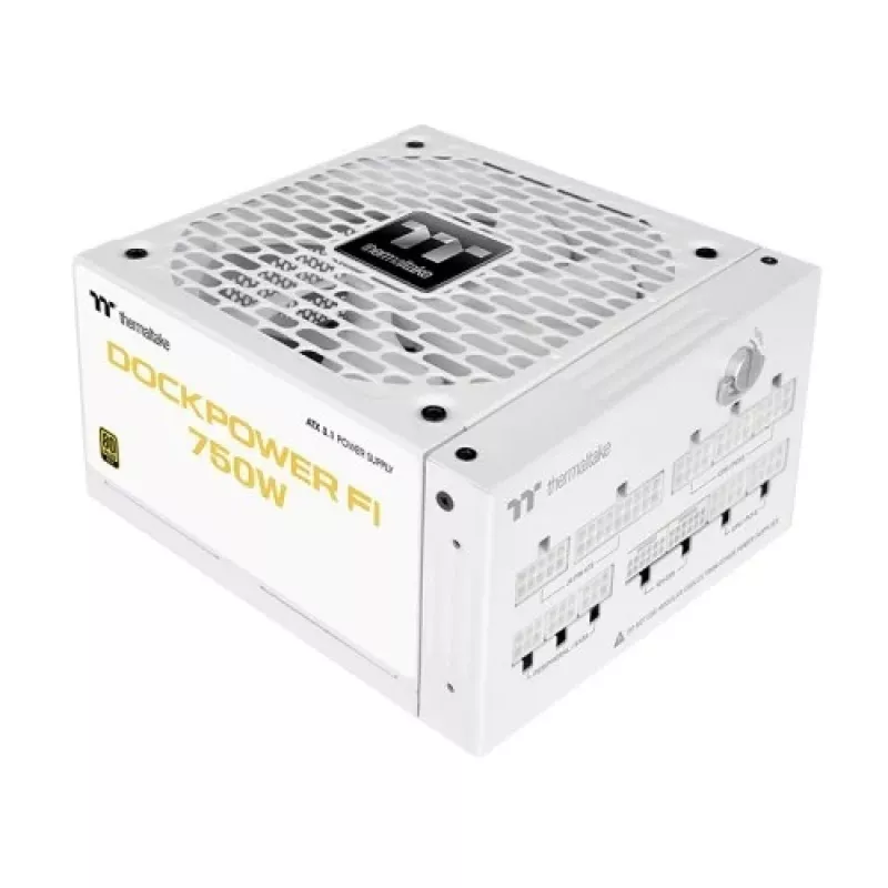 Thermaltake Dockpower FI 750W fonte de alimentação para PC, 80 PLUS Gold, modular, branca