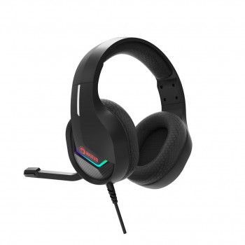 Marvo Tactic 40 H8618 BK auscultadores para jogos, com fio, RGB, pretos