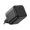 Ugreen X526 carregador 45 W, 2 x USB-C, GaN, preto