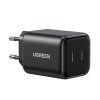 Ugreen X526 carregador 45 W, 2 x USB-C, GaN, preto