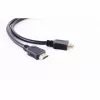 Wentronic 77473-E cabo HDMI, 3 m, 3D, Ethernet, 4K 60 Hz, banhado a ouro