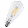 Osram SMART+ MATTER Dimmable Classic Edison 60 827 E27 lâmpada inteligente, 6 W, branco quente, Wi-Fi