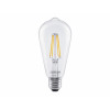 Osram SMART+ MATTER Dimmable Classic Edison 60 827 E27 lâmpada inteligente, 6 W, branco quente, Wi-Fi