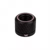 Thermaltake Pacific SF CL-W389-CA16MK-A conector de compressão para tubo rígido de 16 mm de diâmetro exterior, preto mate