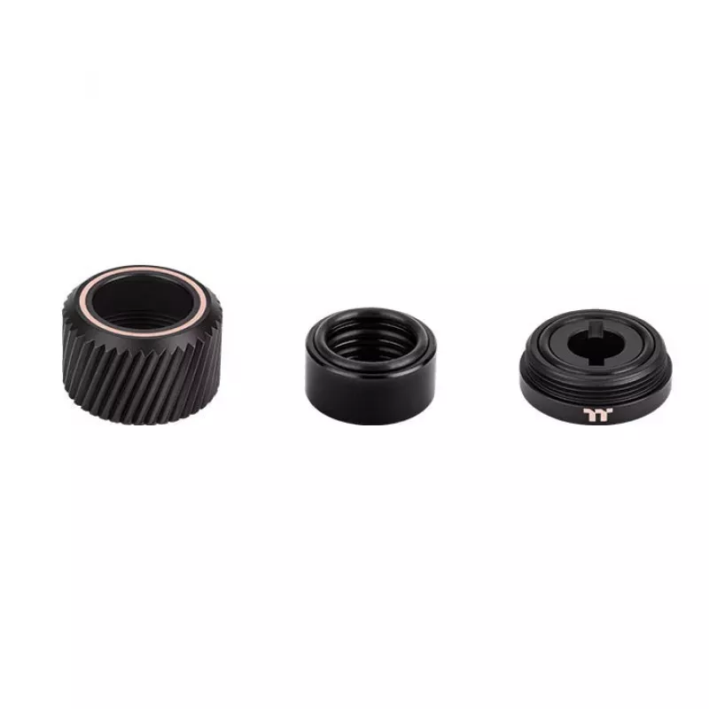 Thermaltake Pacific SF CL-W389-CA16MK-A conector de compressão para tubo rígido de 16 mm de diâmetro exterior, preto mate