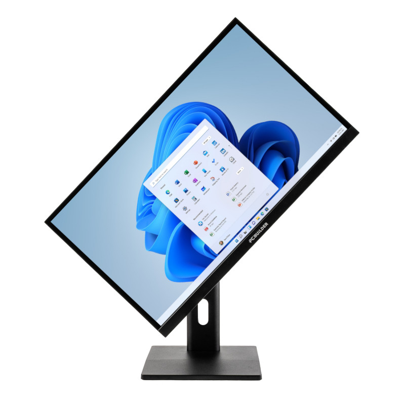 PCBuilder FUSION 24″ PC all-in-one, Intel Core i5-12400, 16 GB DDR5, SSD de 1 TB, Windows 11 Pro, com teclado e rato sem fios