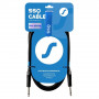 SSQ JMPJMP2 Pro cabo de áudio, jack mono de 6,3 mm para jack mono de 6,3 mm com conectores Neutrik, 2 m