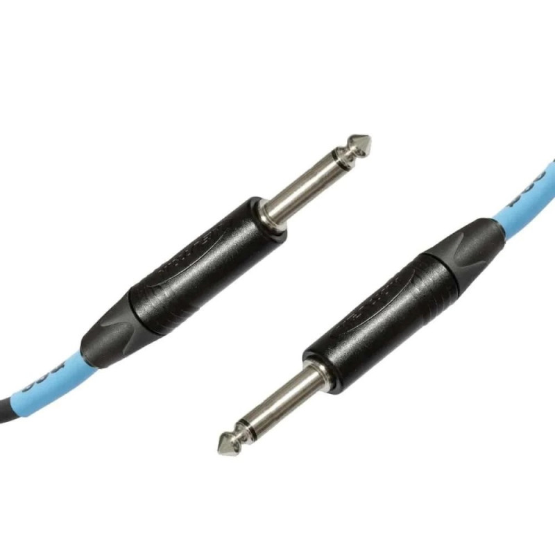 SSQ JMPJMP2 Pro cabo de áudio, jack mono de 6,3 mm para jack mono de 6,3 mm com conectores Neutrik, 2 m