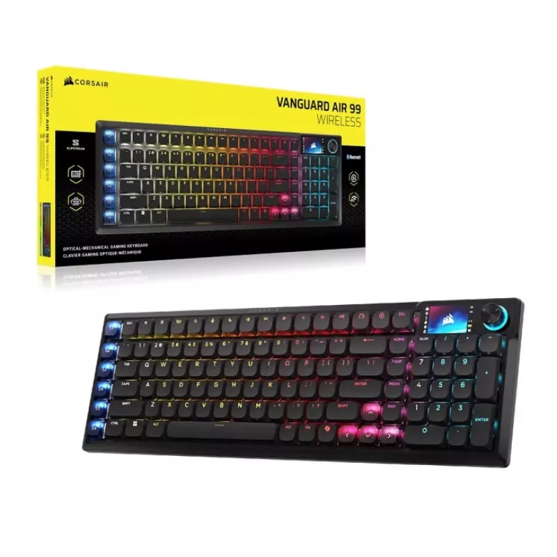 Corsair VANGUARD AIR 99 WL CH-91HA01B-NA teclado para jogos, preto