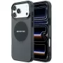 Mercedes AMG00131 capa para iPhone 18 Pro Max / 17 Pro Max, IML Transparent Bicolor Block, MagSafe, preta