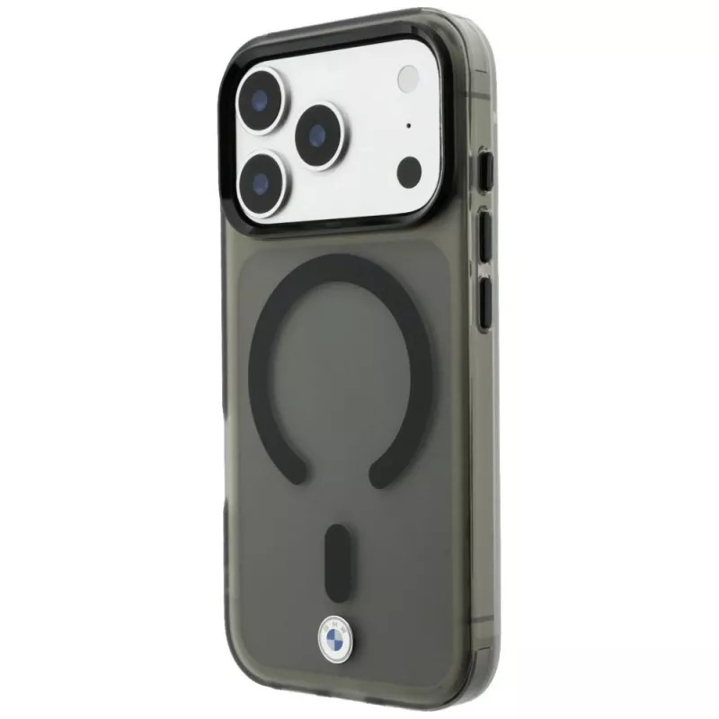 BMW BMW001310 capa para iPhone 18 Pro / 17 Pro, M IML Frosted Metal Logo & Trims, MagSafe, preta