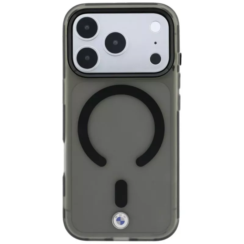 BMW BMW001310 capa para iPhone 18 Pro / 17 Pro, M IML Frosted Metal Logo & Trims, MagSafe, preta