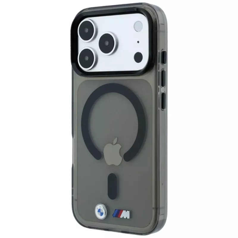 BMW BMW001323 capa para iPhone 18 Pro Max / 17 Pro Max, M IML Glossy Metal Logo & Trims, MagSafe, preta
