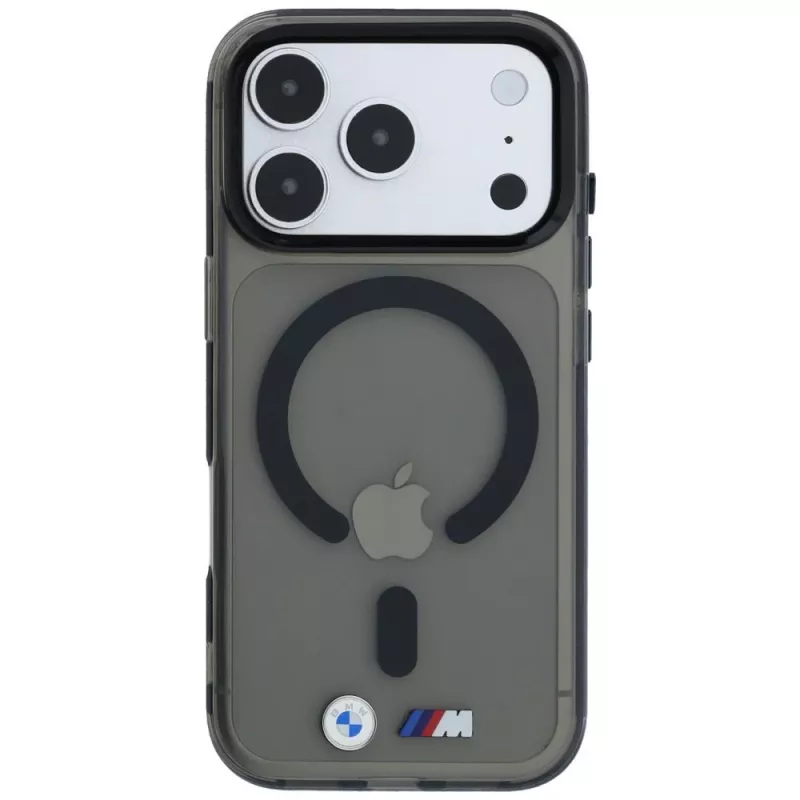 BMW BMW001323 capa para iPhone 18 Pro Max / 17 Pro Max, M IML Glossy Metal Logo & Trims, MagSafe, preta