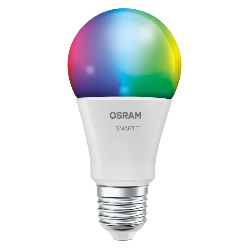 Osram SMART+ MATTER Multicolor Classic A60 lâmpada inteligente, E27, 9 W, RGBW, Wi-Fi