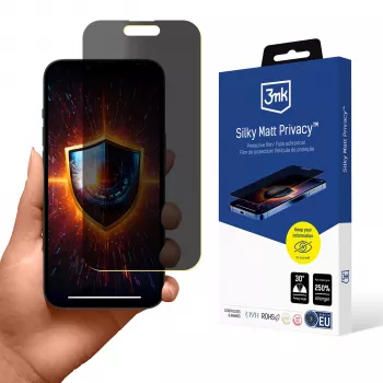 3mk Silky Matt Privacy protetor de ecrã para Apple iPhone 15