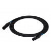 SSQ DMX1 SS-1838 cabo XLR macho - XLR fêmea, 1 m, preto