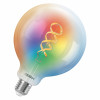 Osram SMART+ MATTER Filament Multicolor Classic Globe 125 40 lâmpada inteligente, E27, 4,8 W, RGBW, Wi-Fi