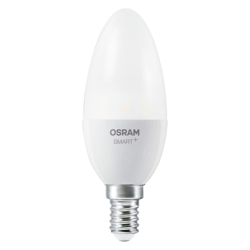 Osram SMART+ MATTER Multicolor Classic B40 lâmpada inteligente, E14, 4,9 W, RGBW, Wi-Fi
