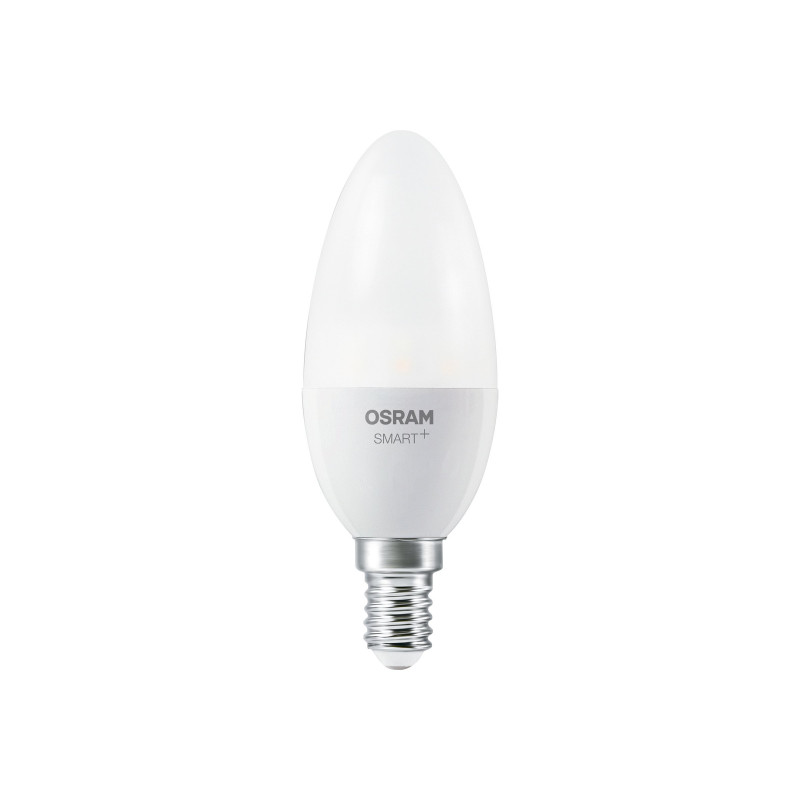 Osram SMART+ MATTER Multicolor Classic B40 lâmpada inteligente, E14, 4,9 W, RGBW, Wi-Fi