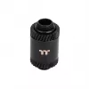 Thermaltake Pacific SF extensor de ligação macho-macho CL-W391-CU00MK-A, 30 mm, preto mate, DIY LCS