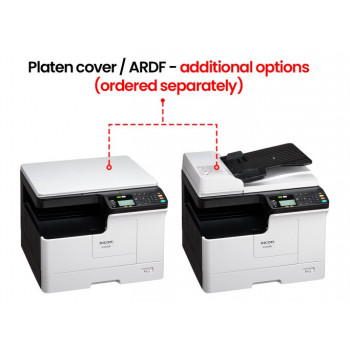 Ricoh M 2310N impressora multifunções laser, preto e branco, A3, 23 ppm, USB, Ethernet (423847)
