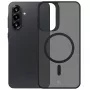 3mk Hardy Hazy MagCase capa para Samsung Galaxy A17/A18 4G/5G, preta