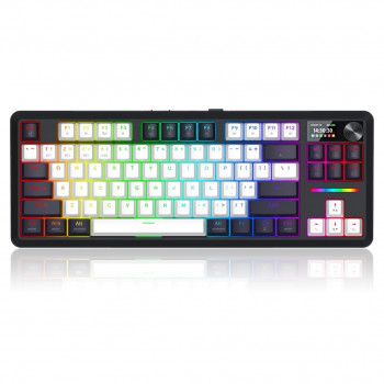 Redragon Wildslash LCD Pro K746WB-RGB-PRO teclado para jogos