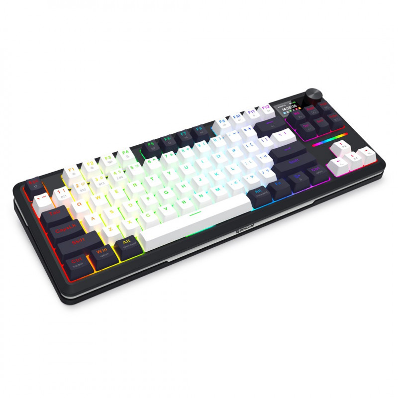 Redragon Wildslash LCD Pro K746WB-RGB-PRO teclado para jogos