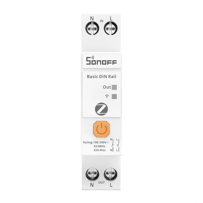 SONOFF BASIC-ZB1GSP interruptor inteligente Zigbee, calha DIN, 32 A