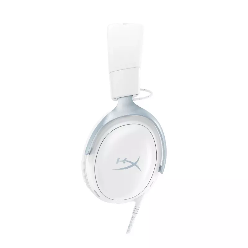 Auscultadores gaming HyperX Cloud III, branco-azul, DF7F1AA