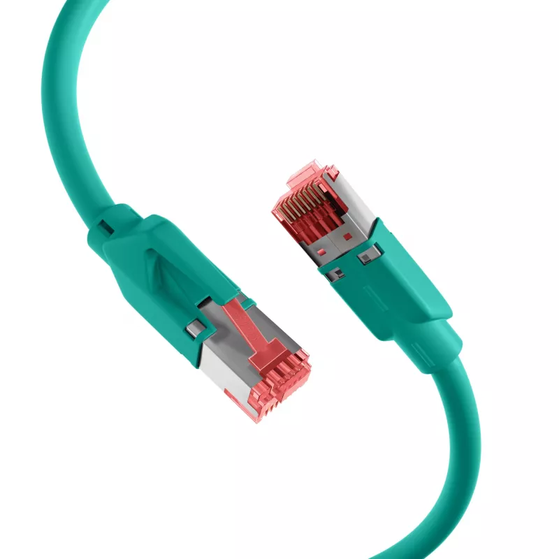 EFB Elektronik K8053.40 cabo de rede RJ45 Cat.6A S/FTP LSZH, 40 m, verde