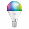 Osram SMART+ MATTER Multicolor Classic P40 lâmpada inteligente, E14, 4,9 W, RGBW, Wi-Fi