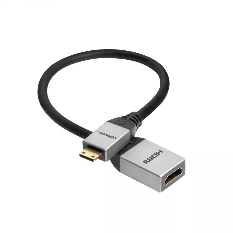 celexon adaptador Mini HDMI M/F com Ethernet, 2.0a/b, 4K, Professional