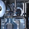 Thermaltake Pacific SF extensor de ligação de 20 mm (fêmea-macho), preto mate, CL-W392-CU00MK-A