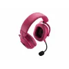 Logitech G PRO X3 LIGHTSPEED auscultadores sem fios para jogos, 2,4 GHz, magenta