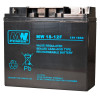 MPL Power Elektro MW 18-12 bateria para UPS, acumulador de chumbo-ácido AGM, sem manutenção, 12 V 18 Ah, preta