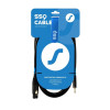 SSQ XLRMi3 cabo de áudio, XLR fêmea – jack estéreo de 3,5 mm, 3 m