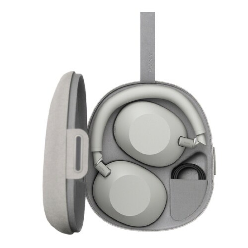 Sony WH-1000XM6 auscultadores sem fios com cancelamento de ruído, Bluetooth, prata platina, embalagem danificada