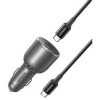 Ugreen EC705 carregador automóvel, USB + 2x USB-C, 130 W, com cabo de 1 m 5 A