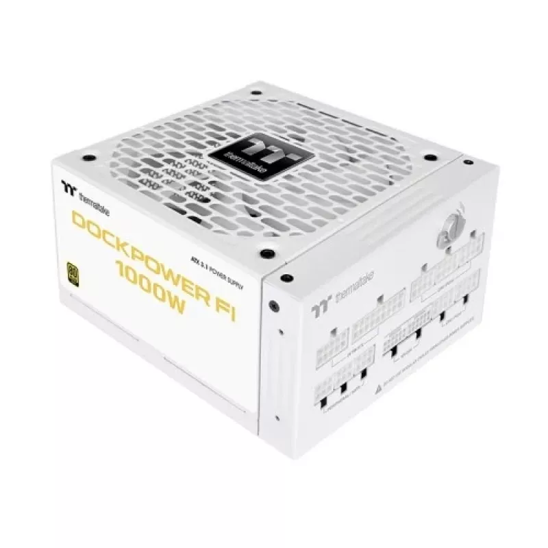 Thermaltake Dockpower FI 1000W fonte de alimentação para PC, 80 PLUS Gold, branca