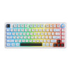 ONIKUMA MT501 teclado gaming, 75%, branco