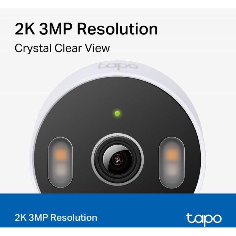 TP-Link Tapo C113 câmara de segurança Wi-Fi, para interior e exterior, 3 MP