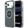Capa Mercedes AMG00120 AMG IML Transparent Bicolor Block MagSafe para iPhone 18 Pro Max / 17 Pro Max, preta/cinzenta