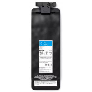 Epson UltraChrome GS3 T51P200 embalagem de tinta, 800 ml, ciano