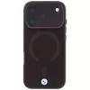 BMW BMW001312 Sign Frosted IML & Metal Logo MagSafe capa para iPhone 18 Pro / 17 Pro, bordô