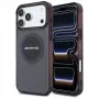 Mercedes AMG00130 AMG IML Transparent Bicolor Block MagSafe capa para iPhone 18 Pro Max / 17 Pro Max, preta/bordô