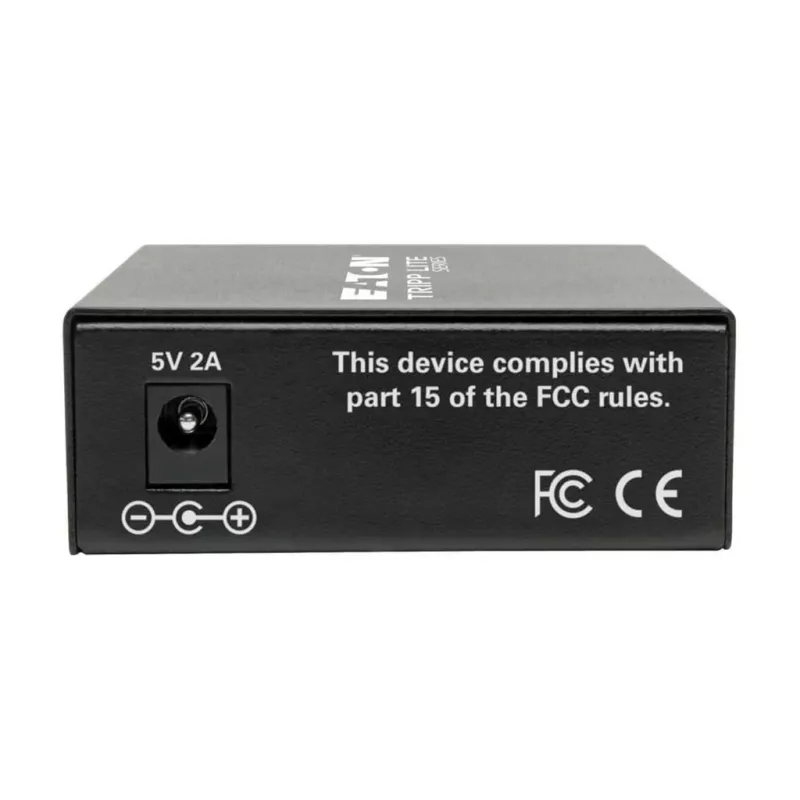Tripp Lite N785-INT-SC-SM conversor de meios Gigabit de fibra monomodo para Ethernet, 10/100/1000, SC, 1310 nm, 20 km