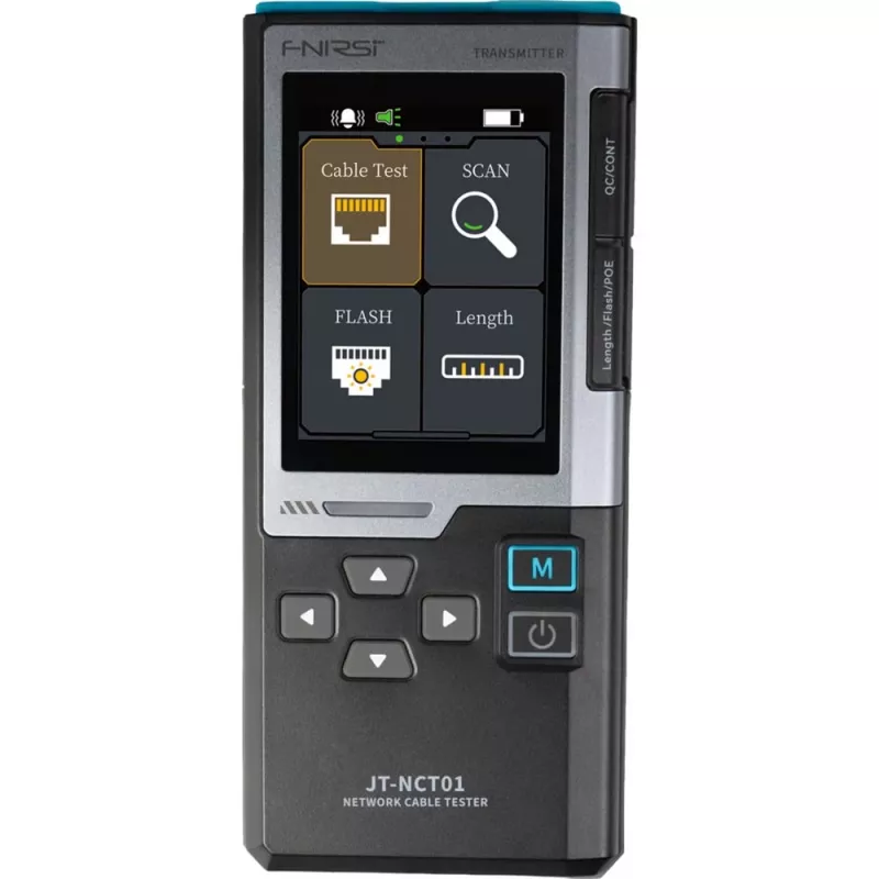 Joy-it NCT01 testador de cabos de rede, 200+ m, multifunções, NCV, localização, teste PoE