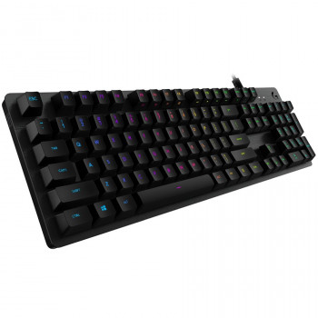 Logitech G512 teclado gaming mecânico, LIGHTSYNC, com fio, disposição nórdica
